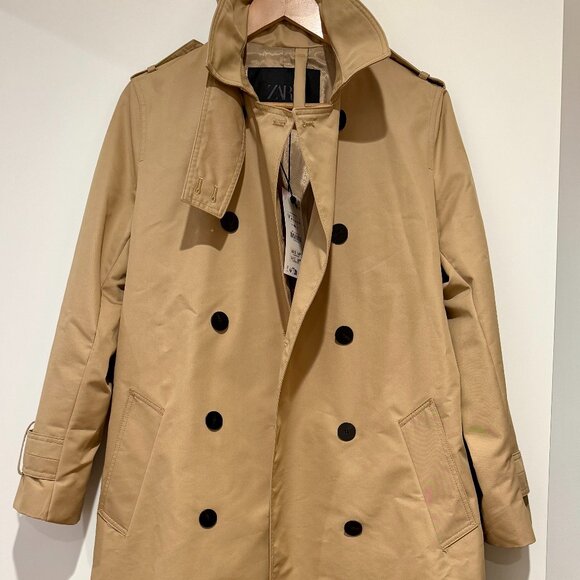 NWT Zara Trench Coat - Picture 2 of 10